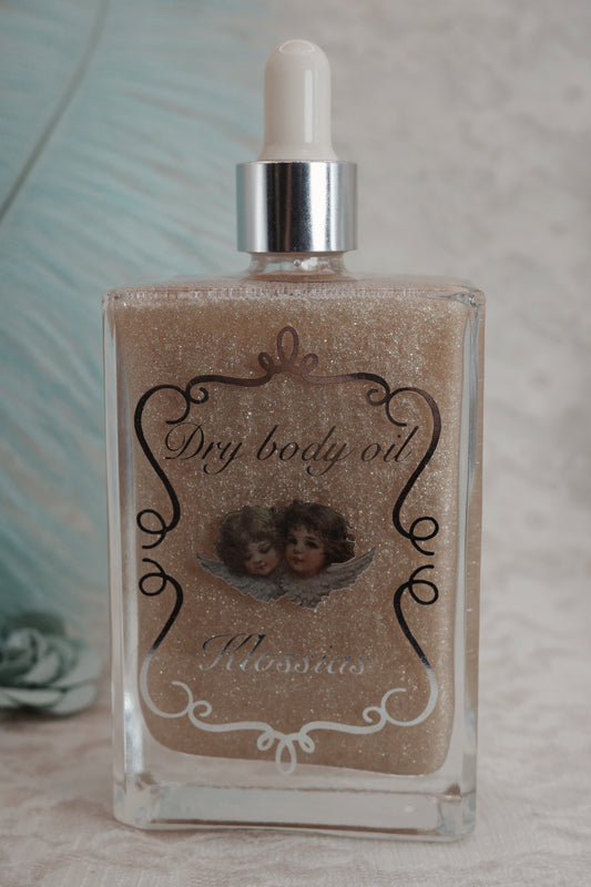 Shimmer vanilla lace dry body oil
